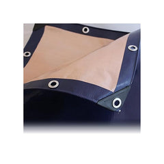 Blue and Beige Tarpaulins