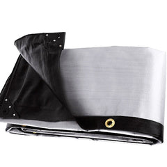Black Heavy Duty Garden Tarpaulin