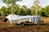 white heavy duty tarpaulin