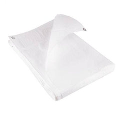 White Camping Tarp 80gsm